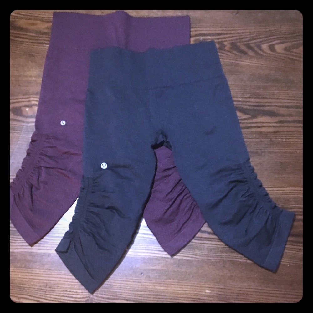 2 Pairs of Lululemon Crop Pants